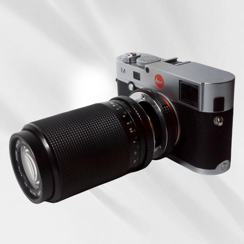 PHOLSY Lens Mount Adapter with 6-Bit Coding Compatible with Minolta MD (MC SR) Lens to Leica M Mount Camera Body MD to Leica M - Image 3
